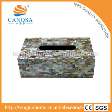 Canosa Shell Hotel collection mother-of-pearl tissue box